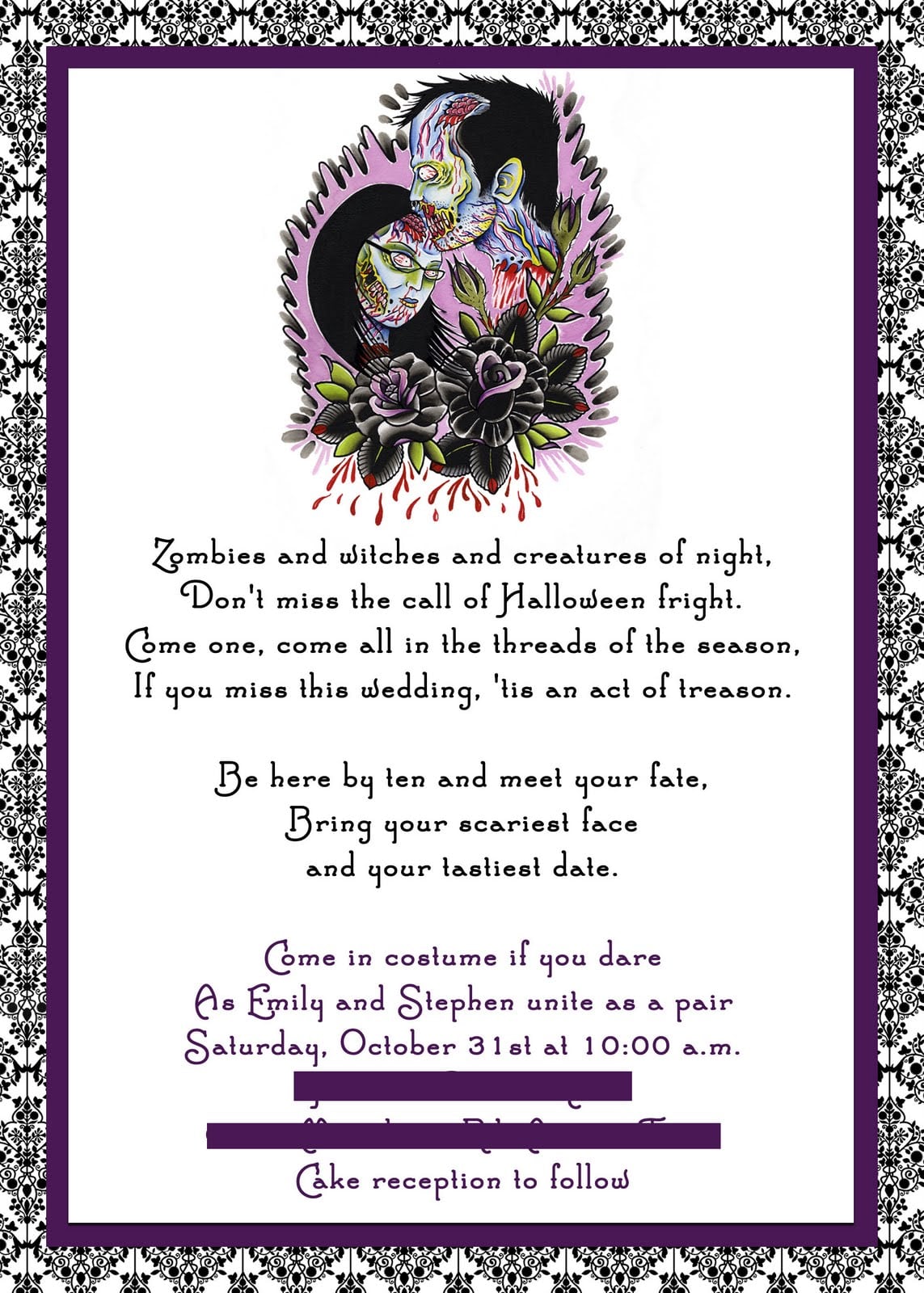 Doc    Halloween Party Invitation Wording Ideas â Halloween Party
